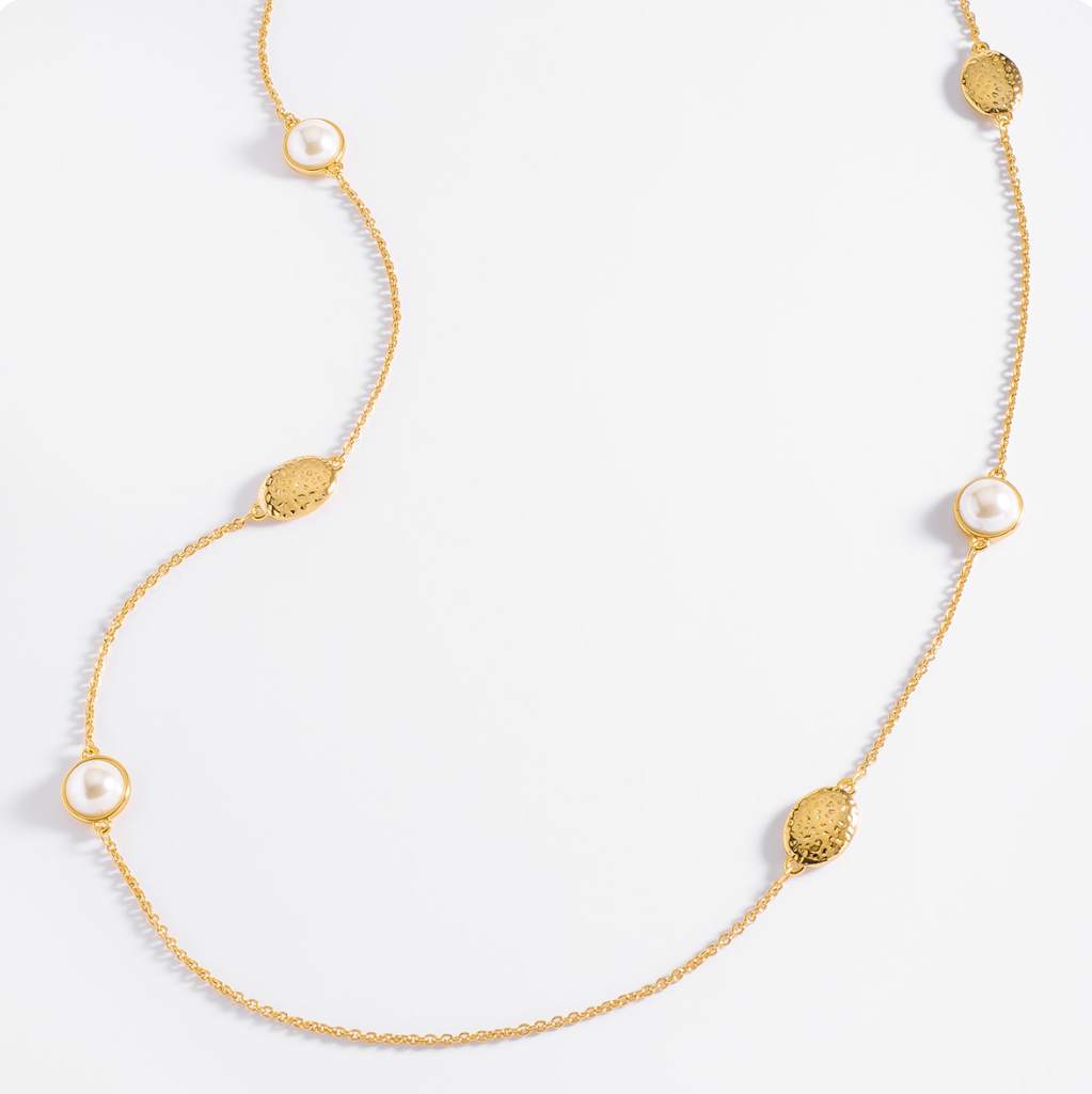 Collar Largo Perlas (Pre-orden)