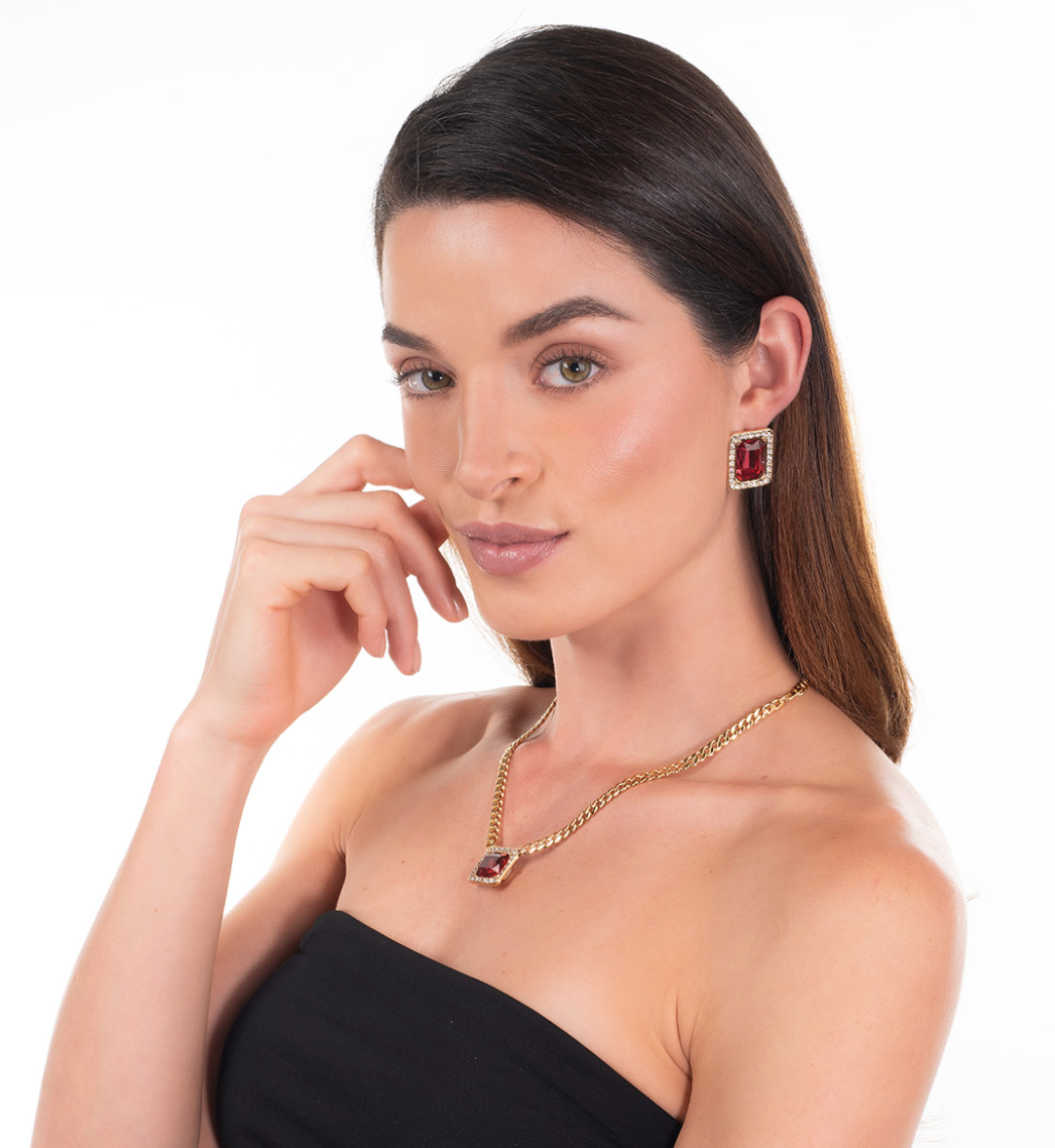 Nice Aretes Rubi (Pre-orden)