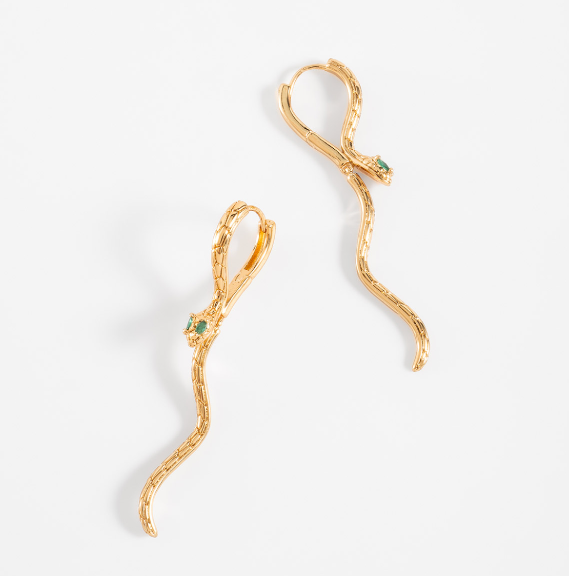 Nice Aretes Serpiente Esmeralda (Pre-orden)
