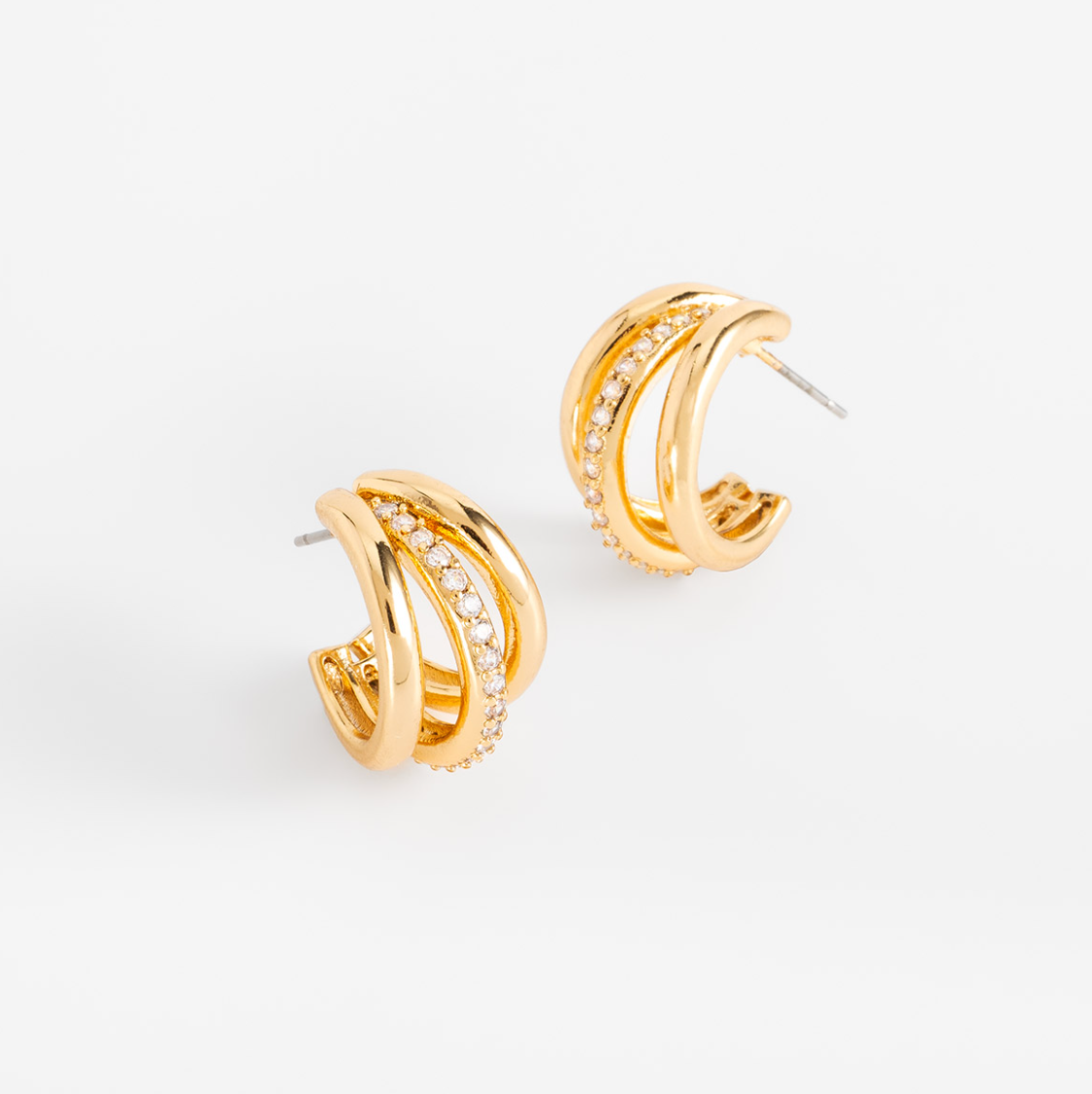 Nice Aretes Triple Aro (Pre-orden)