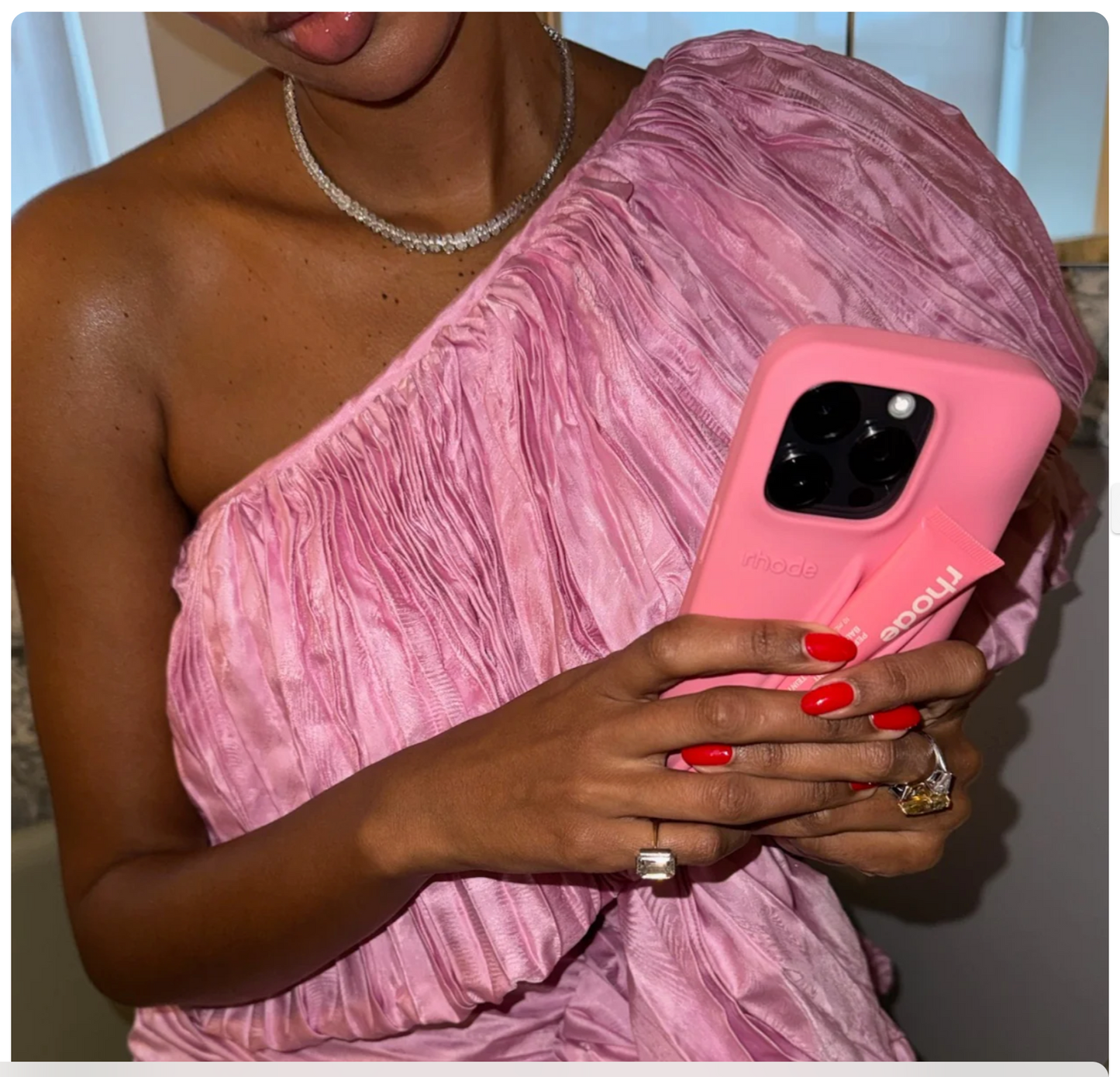 Rhode lip case spring limited edition Sweet pea (Pre-order)