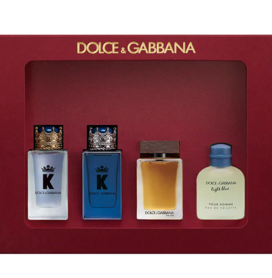 Dolce Gabbana Mini Set 4 Piezas (Pre-orden)