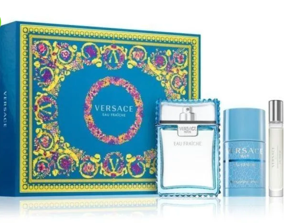 Versace Eau de Fraiche Set 3 Piezas (Pre-orden)