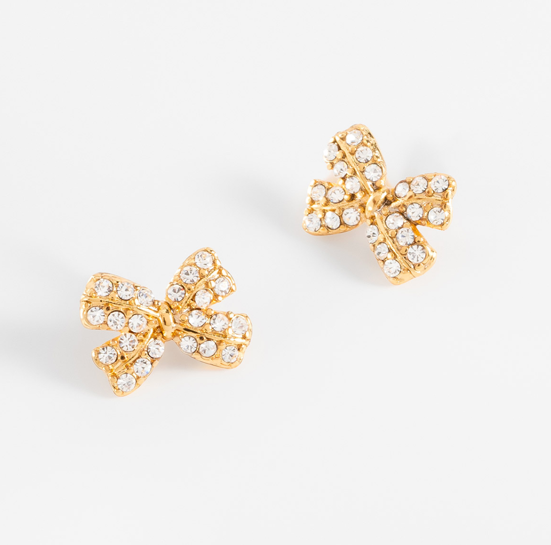 Nice Aretes Moño Piedras (Pre-orden)