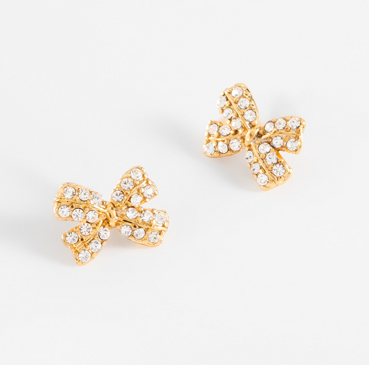 Nice Aretes Moño Piedras (Pre-orden)