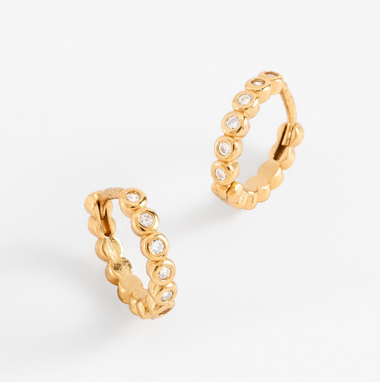 Nice Aretes Coquetas Piedras (Pre-orden)