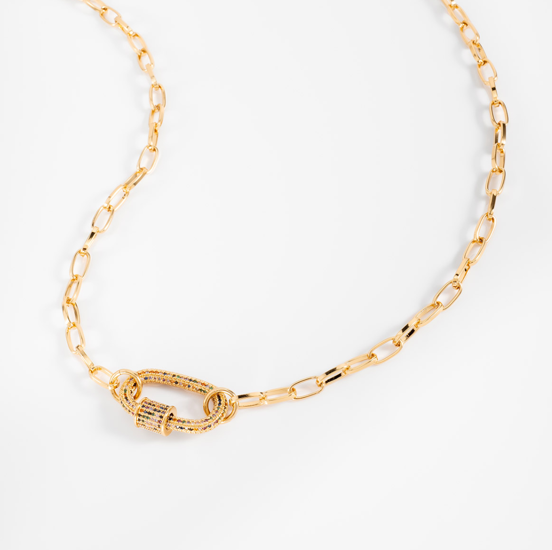 Nice Collar Eslabones detalle central (Pre-orden)