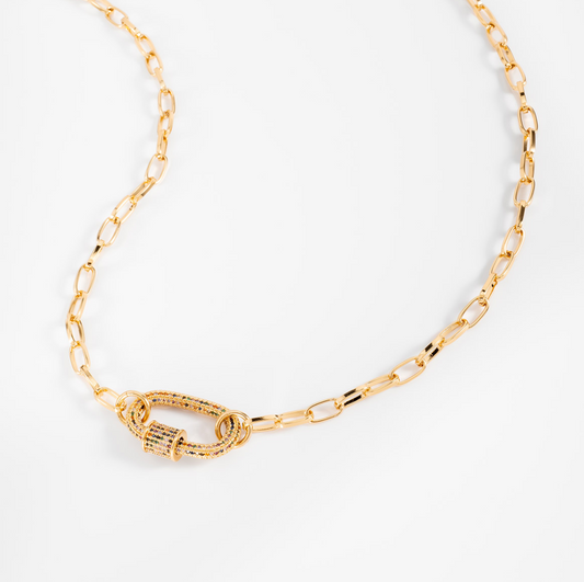 Nice Collar Eslabones detalle central (Pre-orden)