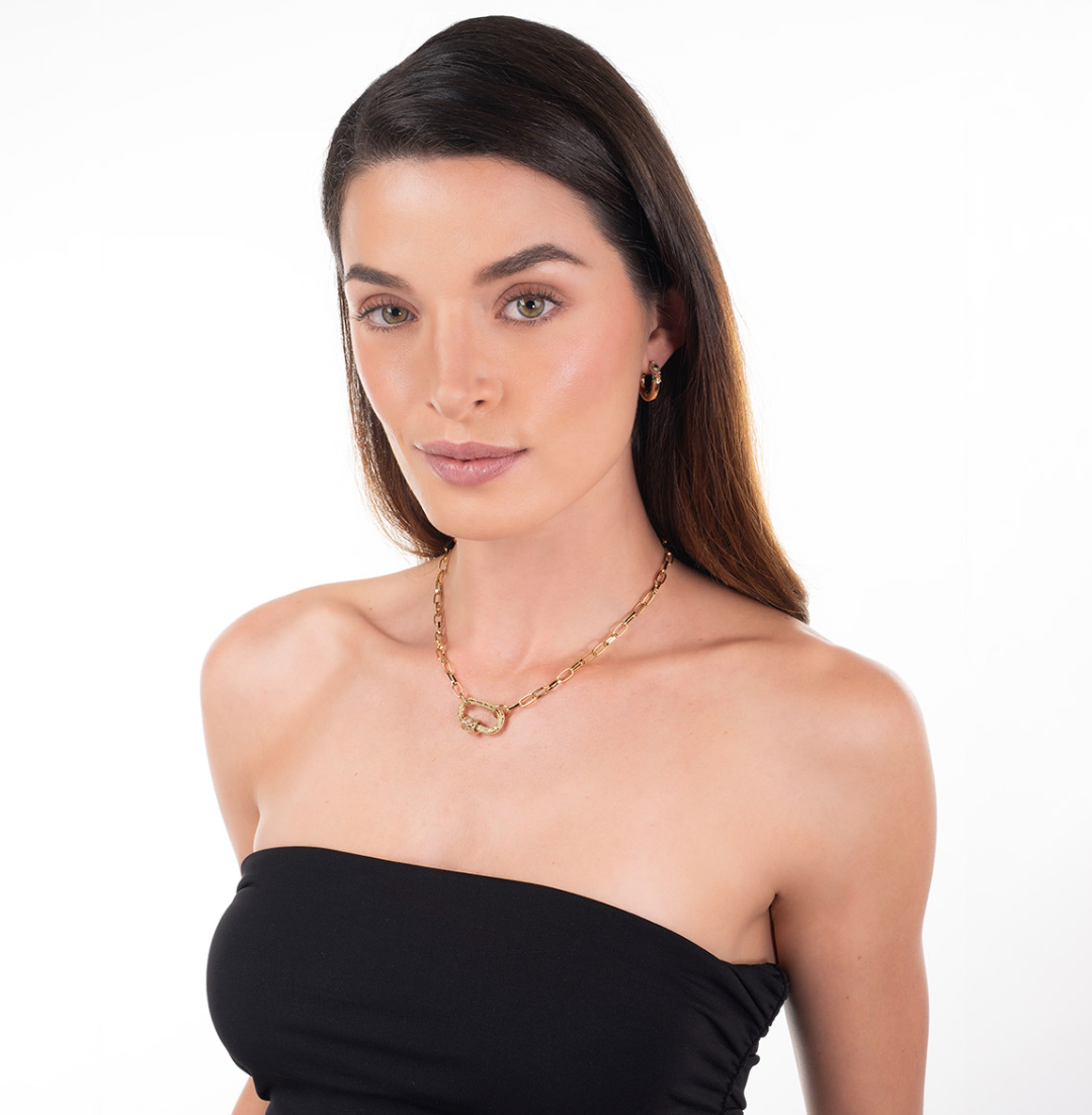 Nice Collar Eslabones detalle central (Pre-orden)