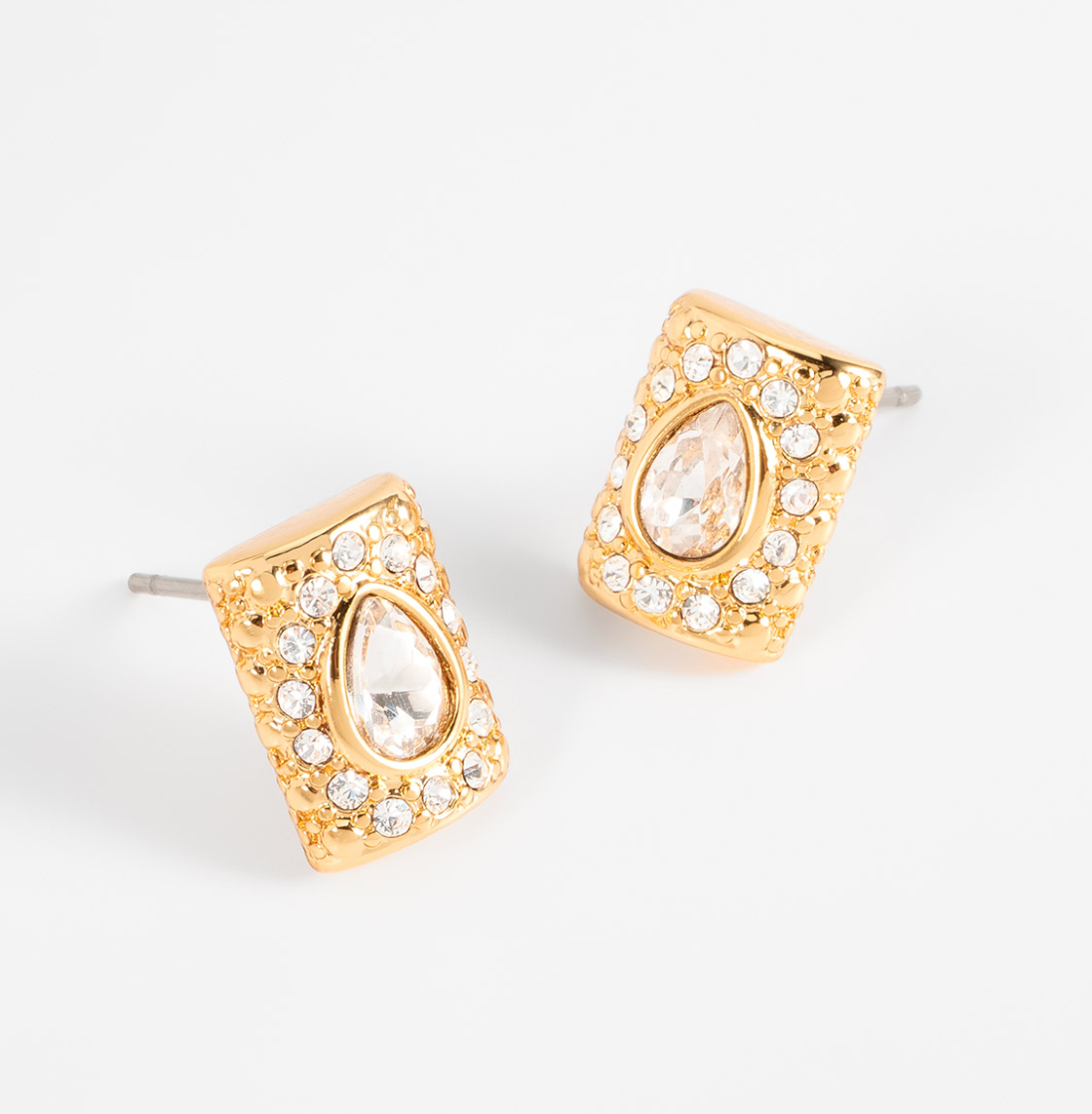 Nice Aretes Eslabon Piedra (Pre-orden)