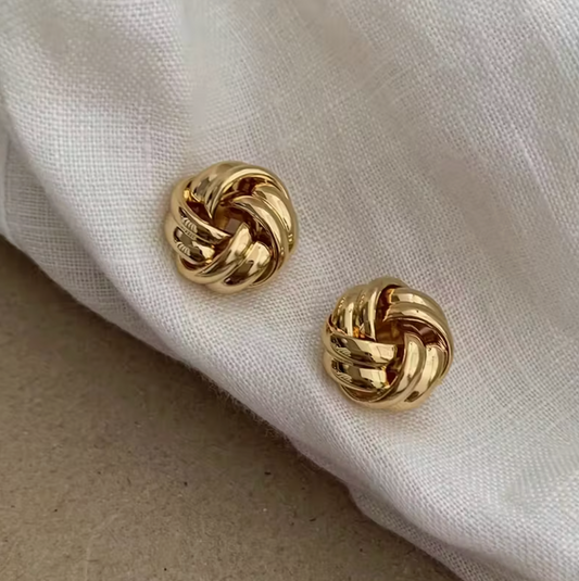 Aretes Ola Minimalista Acero Inoxidable (Pre-orden)