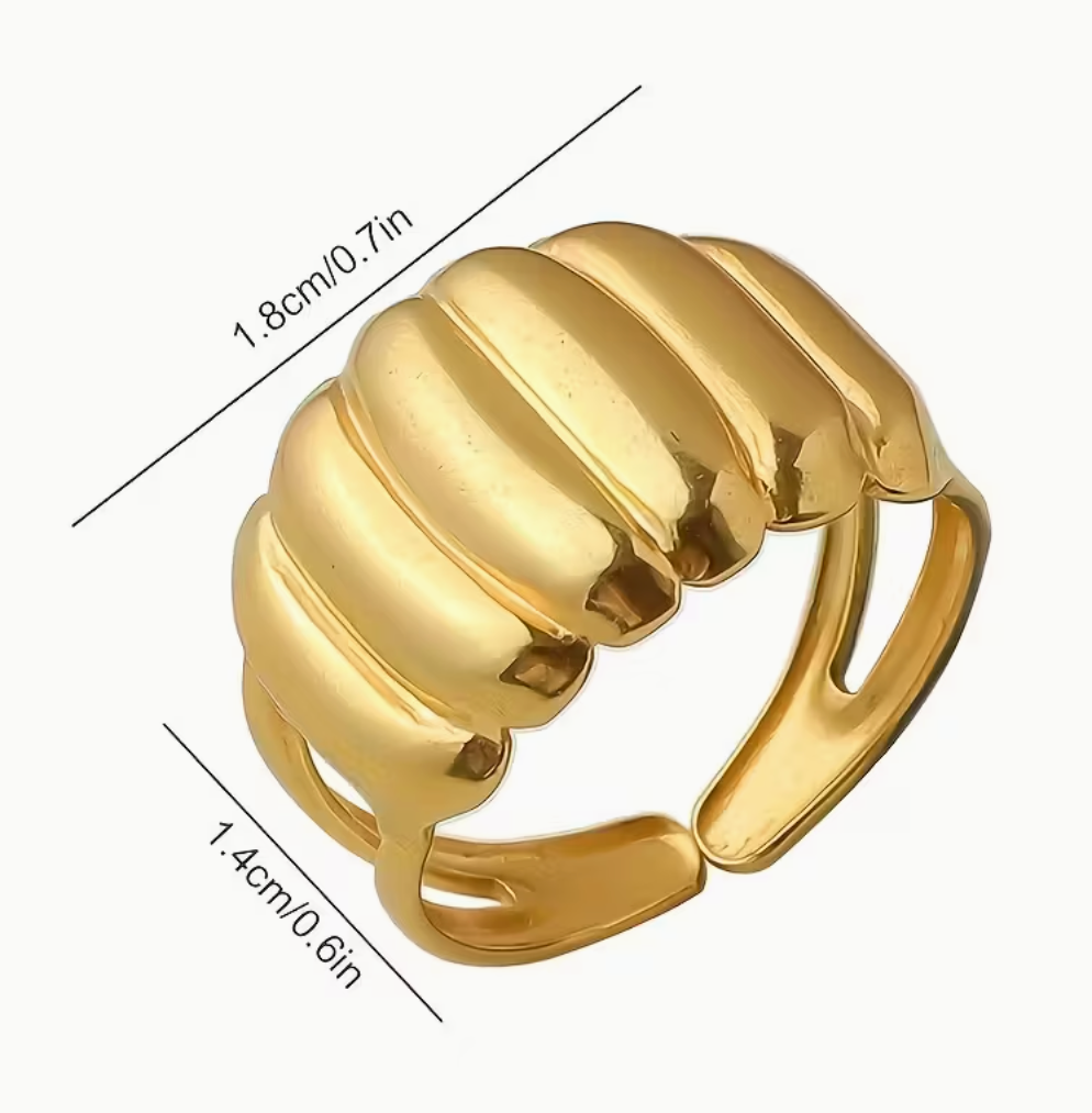 Anillo Espiral Ajustable Acero Inoxidable (Pre-orden)