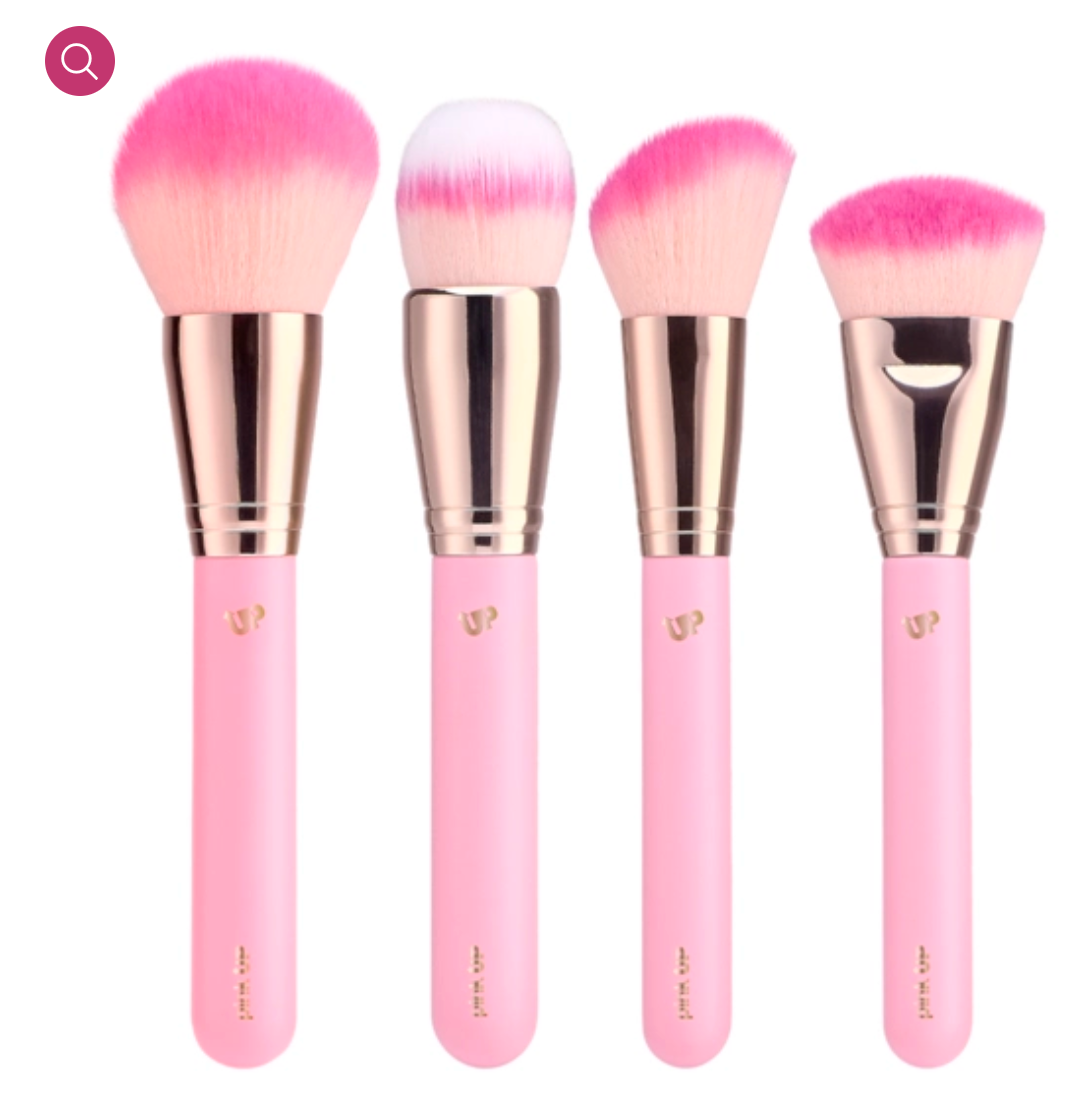 Pink Up Pink Puffer Brushes Set (Pre-orden)