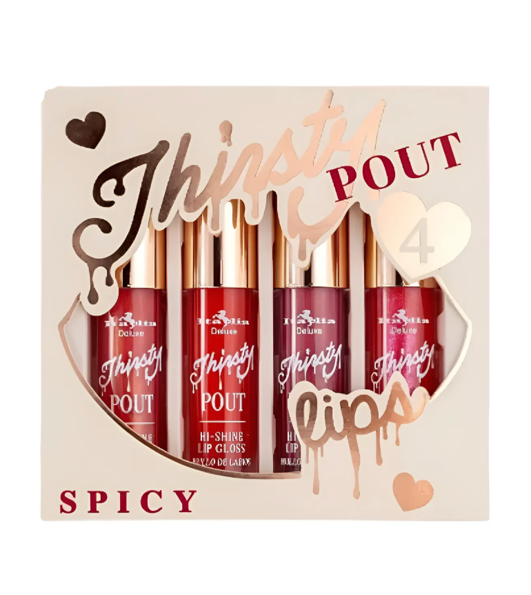 Italia Deluxe Set Thirsty Pout Gloss Spicy