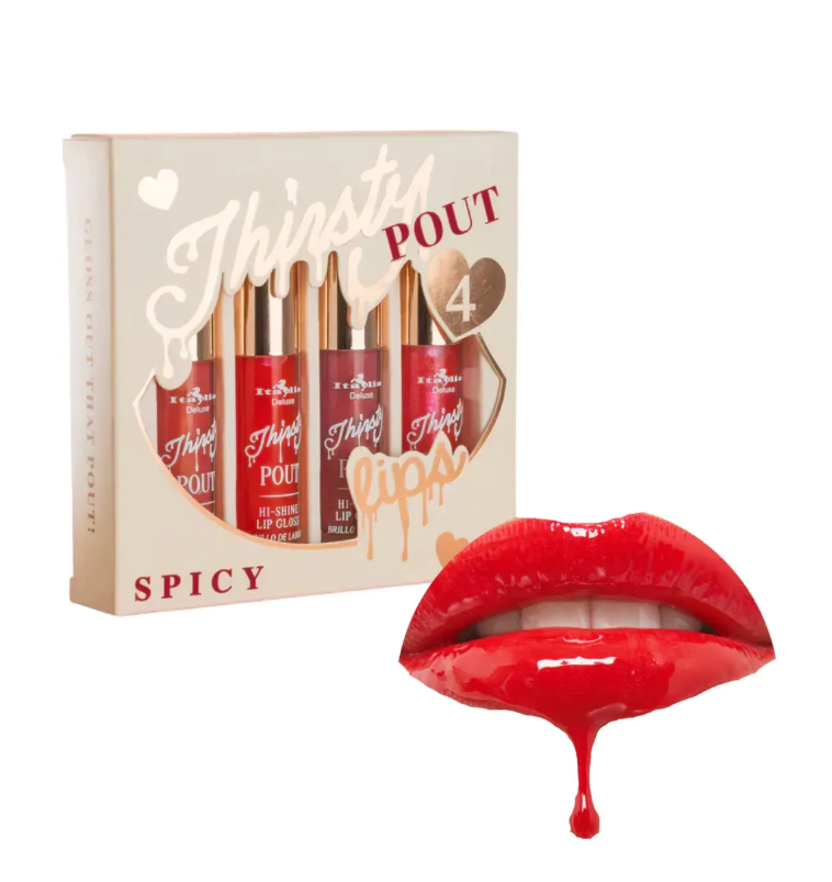 Italia Deluxe Set Thirsty Pout Gloss Spicy