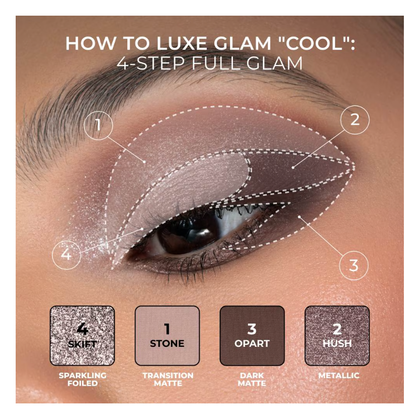 Natasha Denona Luxe Glam Compact  Cool (Pre-order)