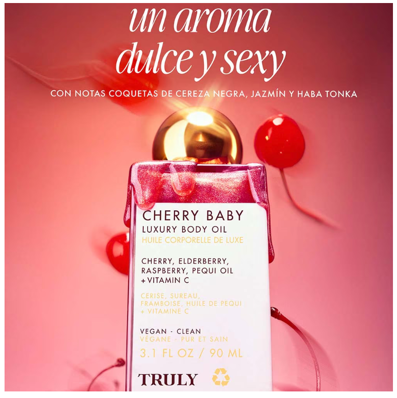 Truly Beauty Cherry Baby Luxury Body Oil (Pre-order)